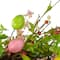 20" Pink & Green Easter Egg With Berry Floral Springtime Wreath